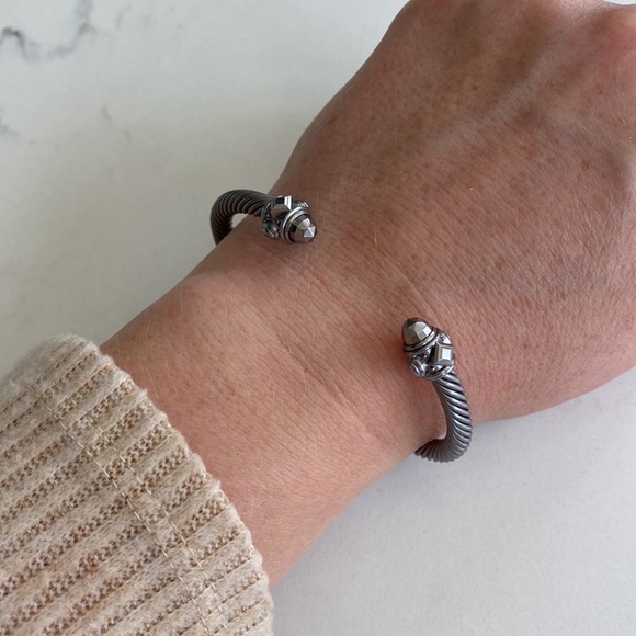 David yurman aluminum bracelet gray - Picture 4 of 6